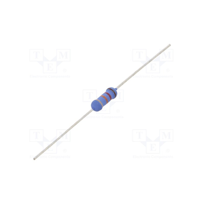 50 pcs : 1-1625885-8 - Resistor: metal oxide, 12kΩ, 1W, ±5%, Ø3.5x10mm, -55÷155°C