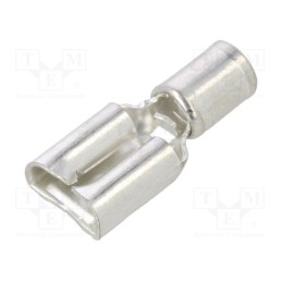 20 pcs : D14-250-C - Terminal: flat, 6.3mm, 0.8mm, female, 1.5÷2.5mm2, crimped, straight