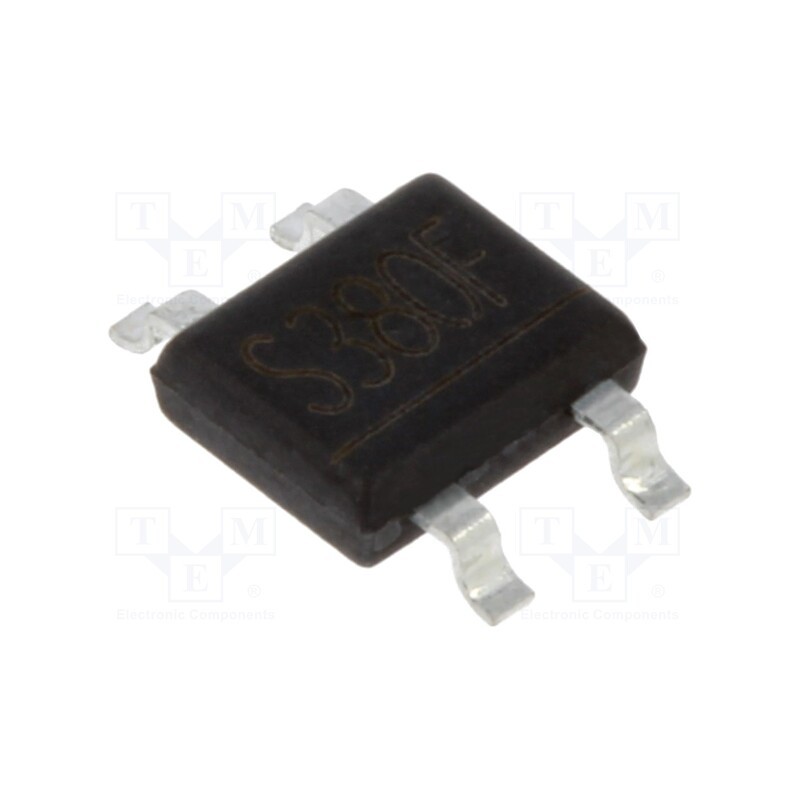 20 pcs : S380F - Bridge rectifier: single-phase, Urmax: 800V, If: 0.8A, Ifsm: 40A
