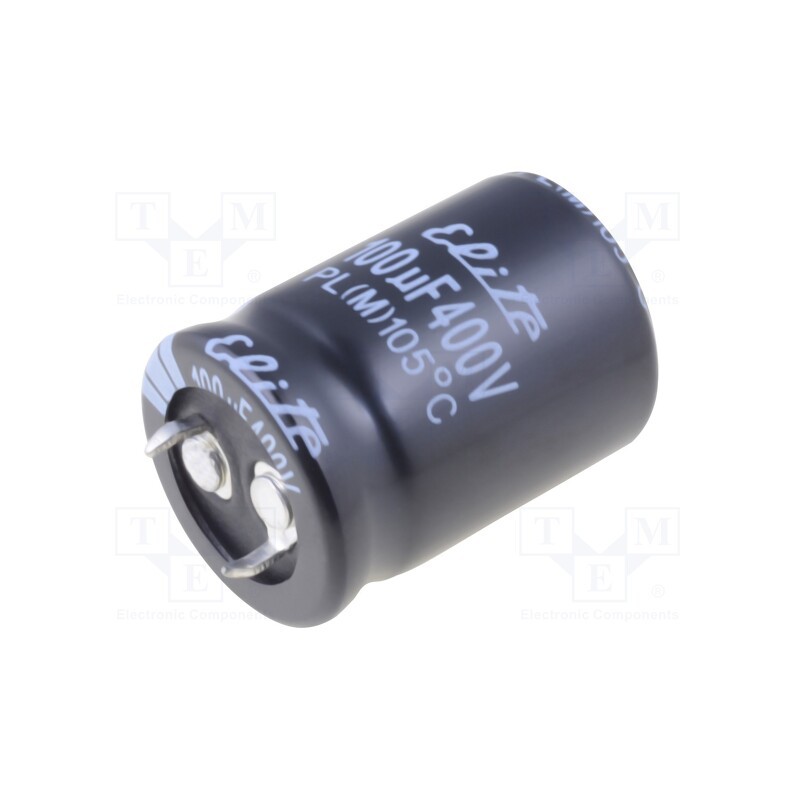 10 pcs : PL2G101MND2231 - Capacitor: electrolytic, SNAP-IN, 100uF, 400VDC, Ø22x31mm, ±20%