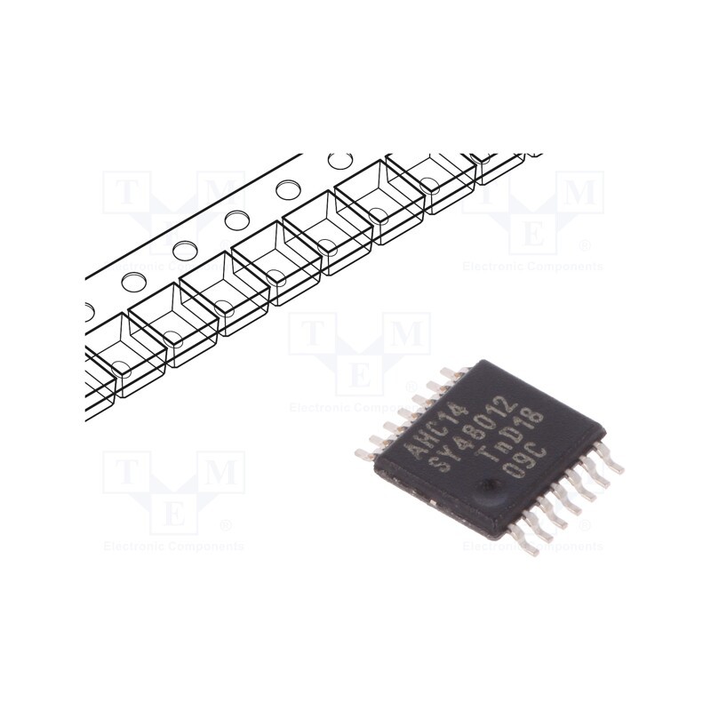 10 pcs : 74AHC14PW,118 - IC: digital, NOT, Ch: 6, CMOS, SMD, TSSOP14, 2÷5.5VDC, , AHC