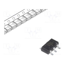 10 pcs : 74LVC1G86GV,125 - IC: digital, XOR, Ch: 1, IN: 2, CMOS,TTL, SMD, SC74A, Mini Logic, LVC