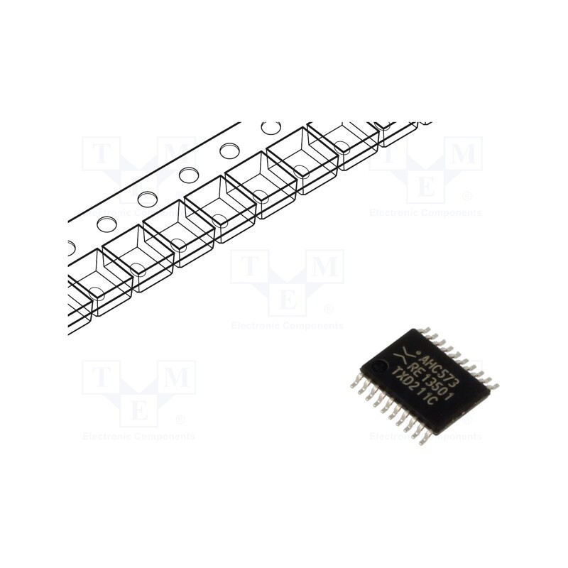 10 pcs : 74AHC573PW,118 - IC: digital, D-latch transparent, Ch: 8, CMOS, 2÷5.5VDC, SMD, AHC