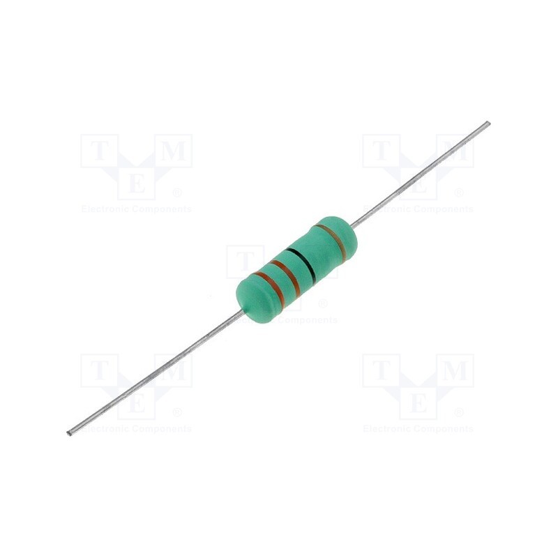 20 pcs : KNP05SJ015JAA9 - Resistor: wire-wound, THT, 1.5Ω, 5W, ±5%, Ø6.5x17.5mm, 400ppm/°C