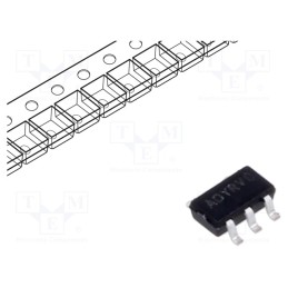 10 pcs : LM321SN3T1G - IC: operational amplifier, 900kHz, Ch: 1, TSOP5,