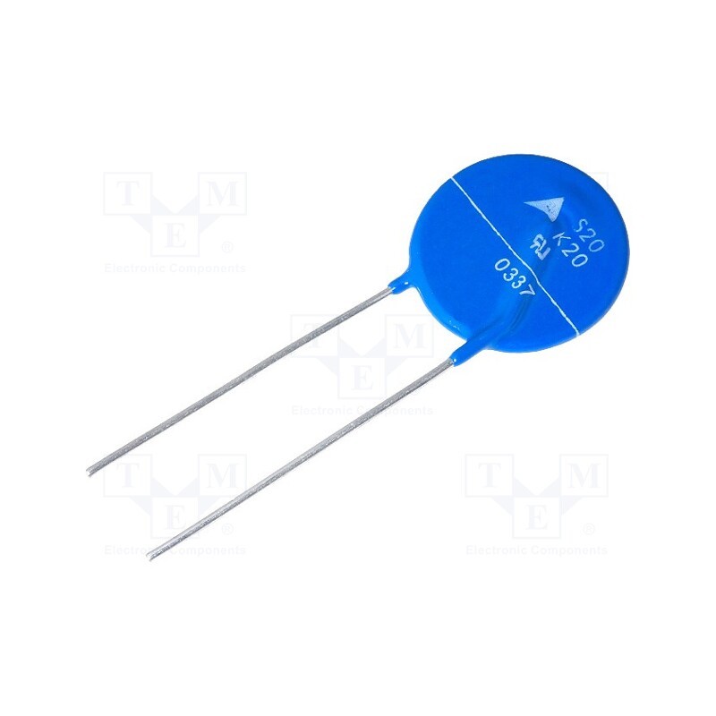 10 pcs : B72220S0200K101 - Varistor: metal-oxide, THT, 20VAC, 26VDC, 33V, 2000A, -40÷105°C, 18J