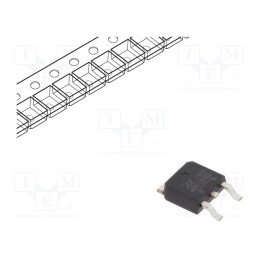 10 pcs : MBR1060CD - Diode: Schottky rectifying, SMD, 60V, 5Ax2, TO252,