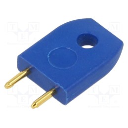 10 pcs : D3086-97 - INSULATED PLUG (BLUE)