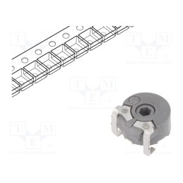 10 pcs : PS6MV55-104A3030-I- Potentiometer: mounting, single turn,horizontal, 100kΩ, 100mW