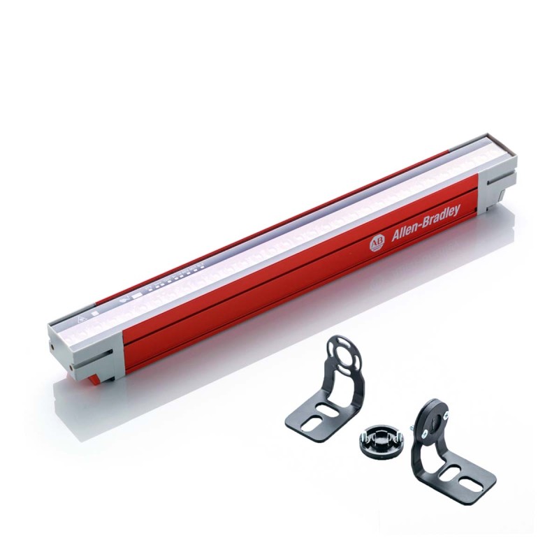 1 pcs - Allen Bradley Guardmaster 450L-E Series GuardShield Light Curtain Transceiver, 14mm Resolution