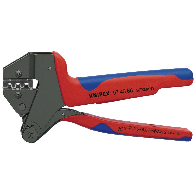 1 pcs - Knipex Knipex 97 4366 Hand for MC4 Multi-Connect Connectors (up - 6 mm²)
