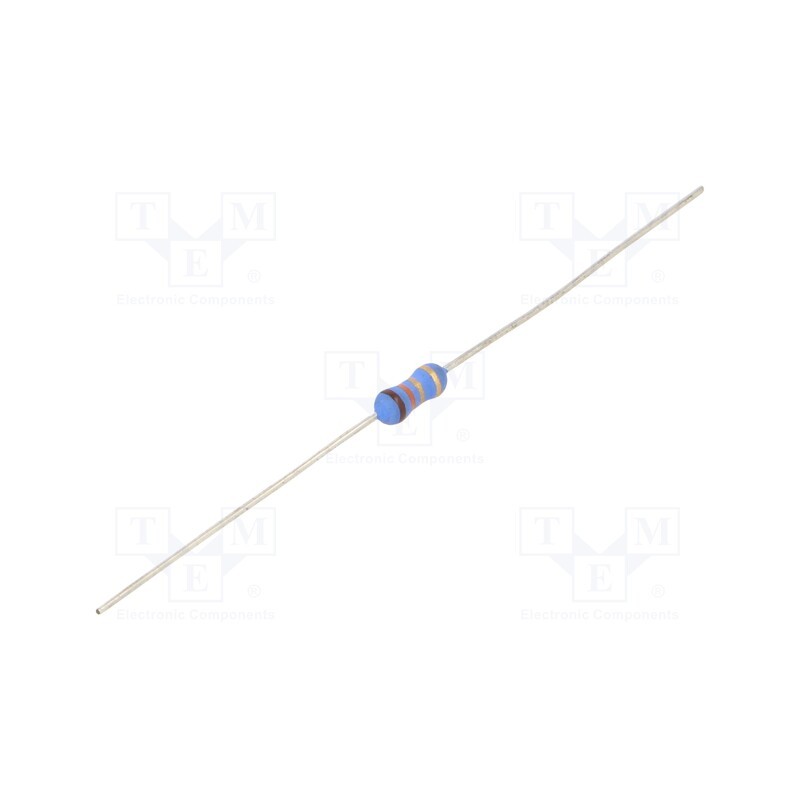 50 pcs : 1676123-6 - Resistor: metal oxide, 1.3Ω, 500mW, ±5%, Ø2.5x7.5mm, -55÷155°C