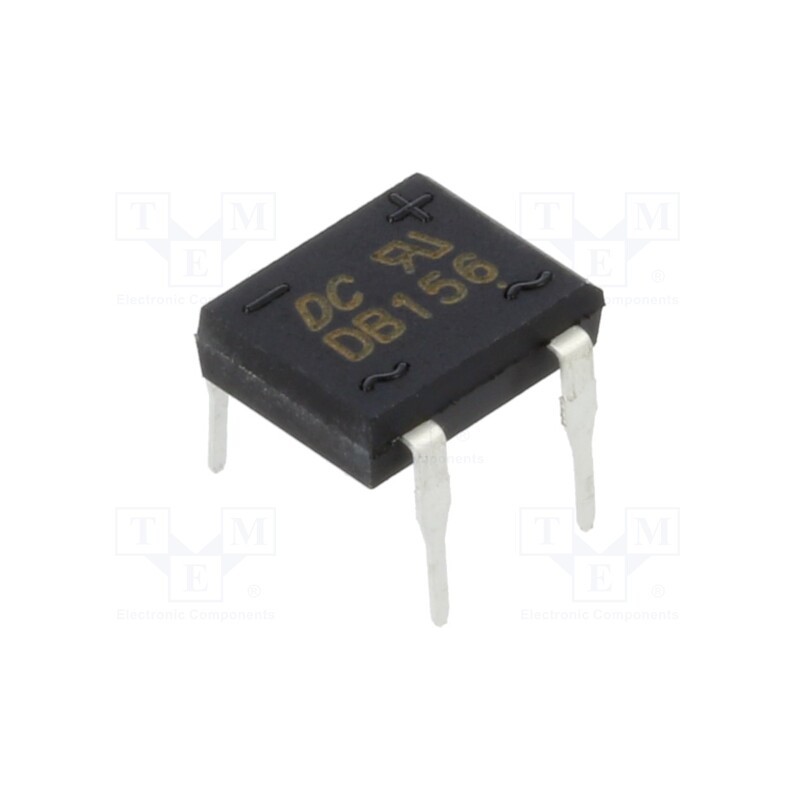 20 pcs : DB156 - Bridge rectifier: single-phase, 800V, If: 1.5A, Ifsm: 50A, DB-1, THT