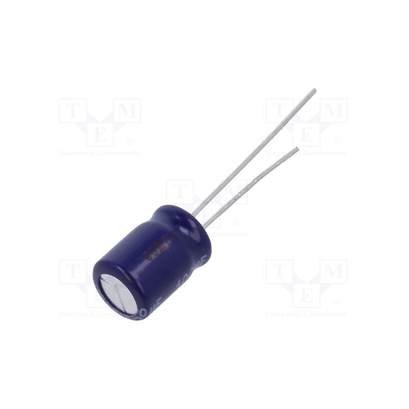50 pcs : ECA1HM101 - Capacitor: electrolytic, THT, 100uF, 50VDC, Ø8x11.5mm, Pitch: 3.5mm