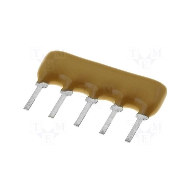 20 pcs : 4605X-101-102LF - Resistor network: X, THT, 1kΩ, ±2%, 0.2W, No.of resistors: 4, 100V