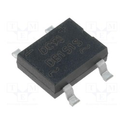 20 pcs : DB151S - Bridge rectifier: single-phase, Urmax: 50V, If: 1.5A, Ifsm: 50A