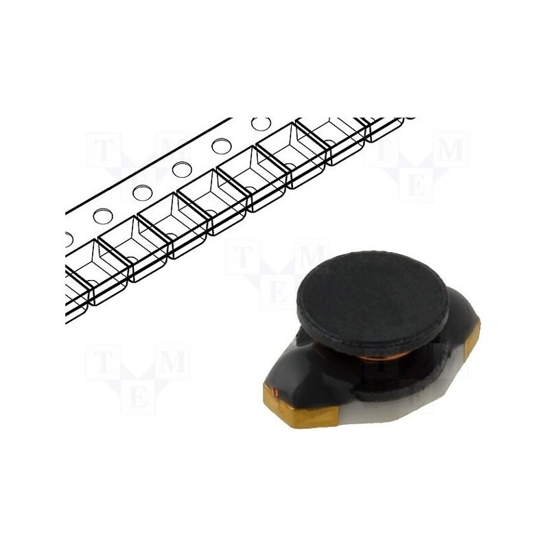 20 pcs : DL16-1 - Inductor: wire, SMD, 1uH, Ioper: 2.9A, 50mΩ, Isat: 2.9A, B: 4.45mm