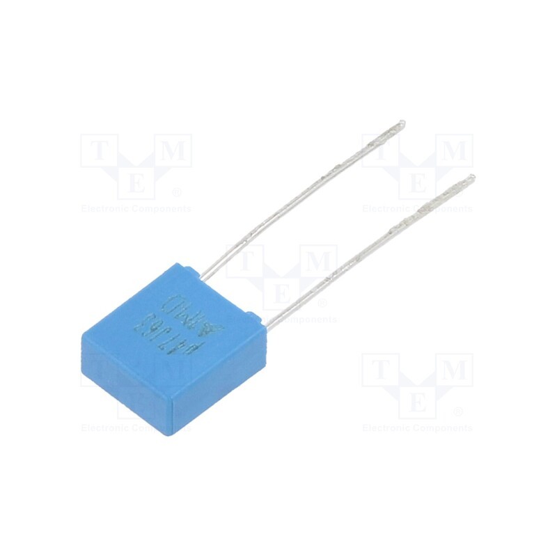 50 pcs : B32529C0474J289 - Capacitor: polyester, 470nF, 40VAC, 63VDC, 5mm, ±5%, 7.3x8x3.5mm