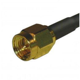 1 pcs - Amphenol RF, Plug Cable Mount SMA Connector, 50Ω, Crimp Termination, Straight Body