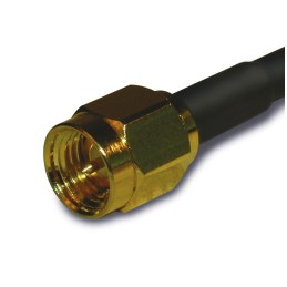 1 pcs - Amphenol RF, Plug Cable Mount SMA Connector, 50Ω, Crimp Termination, Straight Body