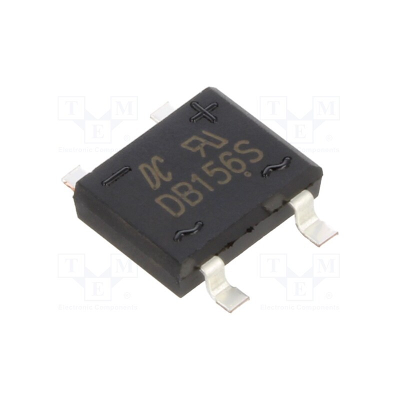 20 pcs : DB156S - Bridge rectifier: single-phase, Urmax: 800V, If: 1.5A, Ifsm: 50A