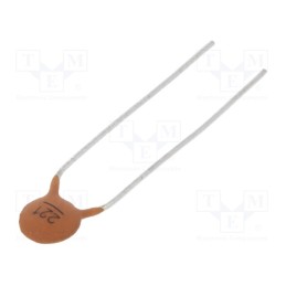 500 pcs : CC-221/100 - Capacitor: ceramic, 220pF, 100V, Y5P, ±10%, THT, 5mm