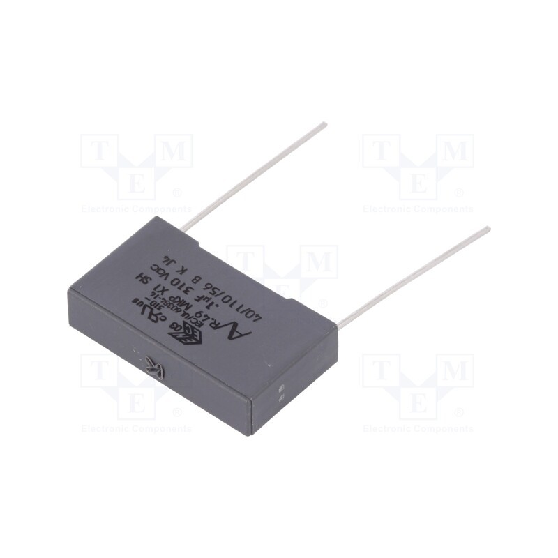 10 pcs : R49AN31005001K - Capacitor: polypropylene, 0.1uF, THT, ±10%, 22.5mm, -40÷110°C