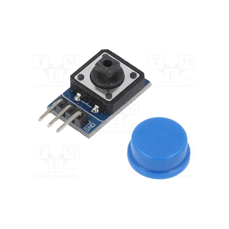 10 pcs : OKY3465-1 - Module: button, 3.3÷5VDC, digital, 11x22mm, module, Arduino, blue