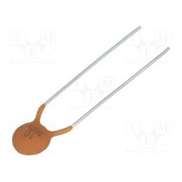 500 pcs : CC-10/500 - Capacitor: ceramic, 10pF, 500V, C0G (NP0), ±10%, THT, 5mm
