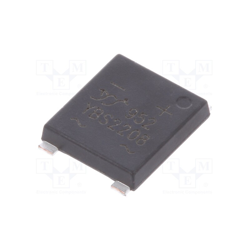 20 pcs : YBS2208 - Bridge rectifier: single-phase, 800V, If: 2.2A, Ifsm: 90A, YBS, SMT