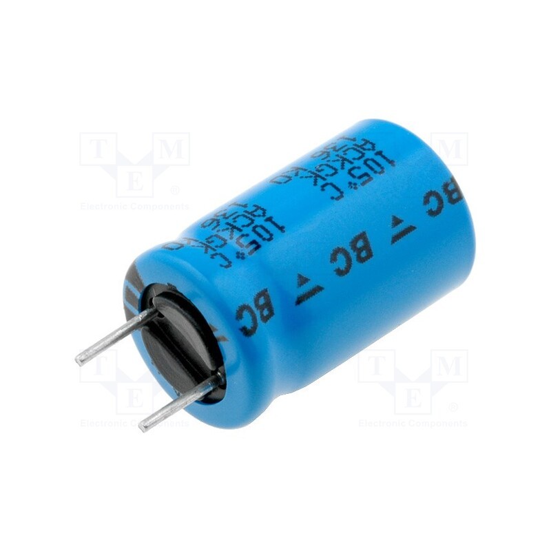 10 pcs : MAL213668101E3 - Capacitor: electrolytic, low ESR, THT, 100uF, 63VDC, Ø10x16mm, ±20%