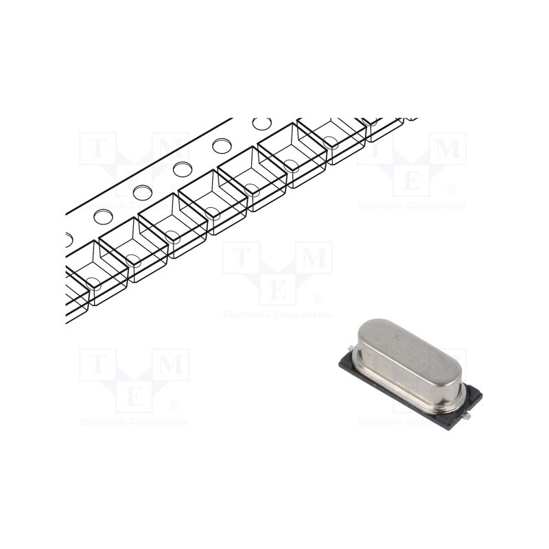 10 pcs : QT49S-16.000MAHK-T - Resonator: quartz, 16MHz, ±30ppm, 20pF, SMD, 11.4x4.35x3.8mm