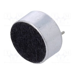 10 pcs : LD-MC-0905P - Microphone, Body dim: Ø9.7x5.2mm, 2.2kΩ, 0.8mA, 1.5÷10V, SNR: 60dB