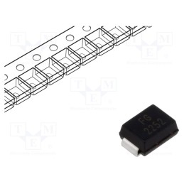 20 pcs : SMBJE250CA - Diode: TVS, 0.6kW, 279÷309V, 1.5A, bidirectional, SMB,