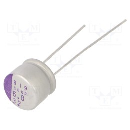 10 pcs : 32SEQP6R8M - Capacitor: polymer, 6.8uF, 32VDC, SEQP, THT, ±20%, -55÷125°C, 1000h