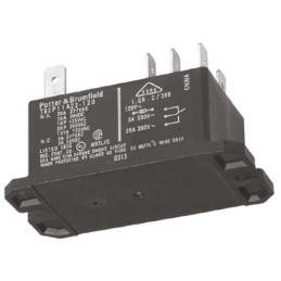 1 pcs - TE Connectivity Panel Mount Power Relay, 110 - 120V ac Coil, 30A Switching Current, DPDT