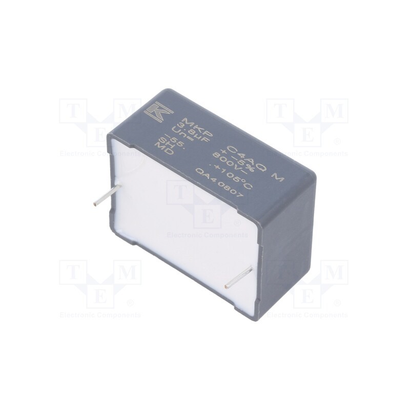 10 pcs : C4AQILU4380M12J - Capacitor: polypropylene, DC-Link, 3.8uF, ESR: 13.2mΩ, THT, ±5%