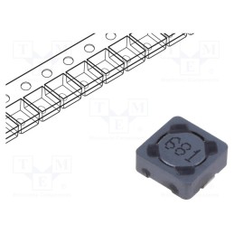 20 pcs : PCS73MT681 - Inductor: wire, SMD, 670uH, 190mA, 5.73Ω, ±20%, 7.3x7.3x3.4mm