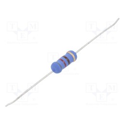 50 pcs : 6-1625890-9 - Resistor: metal oxide, 820Ω, 2W, ±5%, Ø5x12mm, -55÷155°C