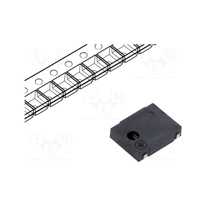 10 pcs : LD-BZEL-T52-1411 - Sound transducer: electromagnetic alarm, SMD, 2730Hz, 80mA, 40Ω