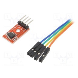 10 pcs : OKY3509 - Module: extension, EEPROM memory, I2C, AT24C08, 36.5x12mm, 8kb