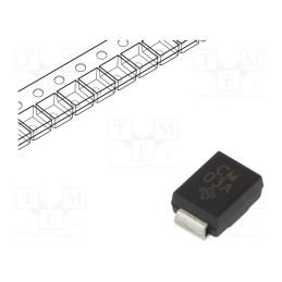 20 pcs : SMBJ33CA-E3/52 - Diode: TVS, 600W, 32.75V, 11.3A, bidirectional, SMB, , SMBJ