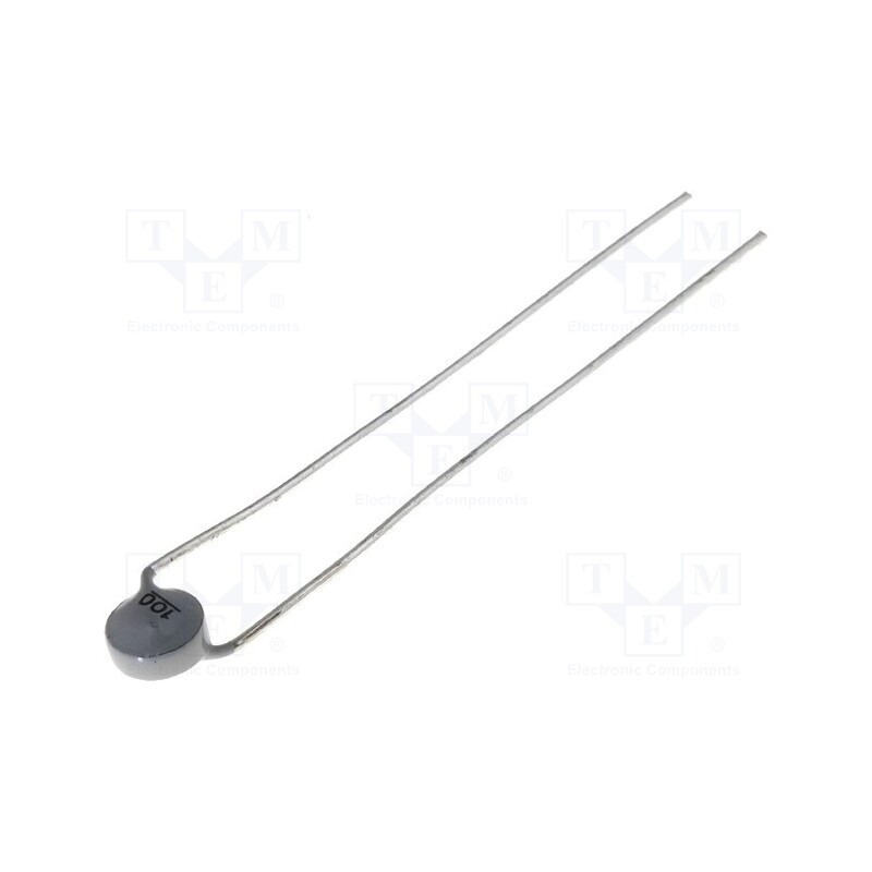 10 pcs : B57164K0101J000 - NTC thermistor, 100Ω, THT, -55÷125°C, 450mW