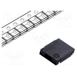 10 pcs : LD-BZEL-T15-14113 - Sound transducer: electromagnetic alarm, SMD, 2730Hz, 80mA, 18Ω