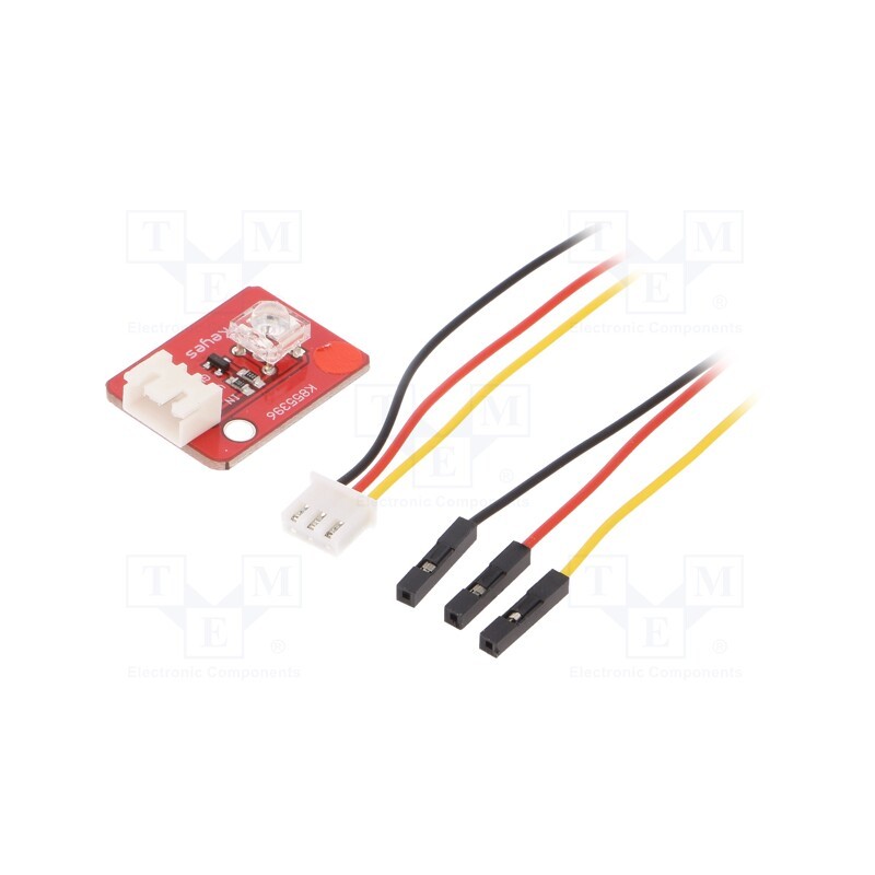 10 pcs : OKY3216 - Module: LED, 2÷2.5VDC, Dim: 31x21mm, Arduino, ØLED: 5mm