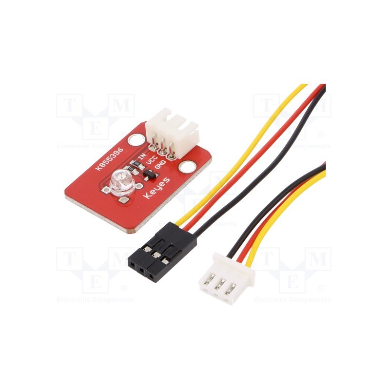 10 pcs : OKY3215 - Module: LED, 2÷2.5VDC, Dim: 31x21mm, Arduino, ØLED: 3mm