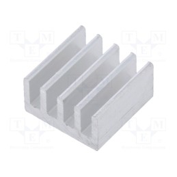 10 pcs : FIT0191 - Heatsink, silver, 13x13x7mm, Arduino,Raspberry Pi, aluminium