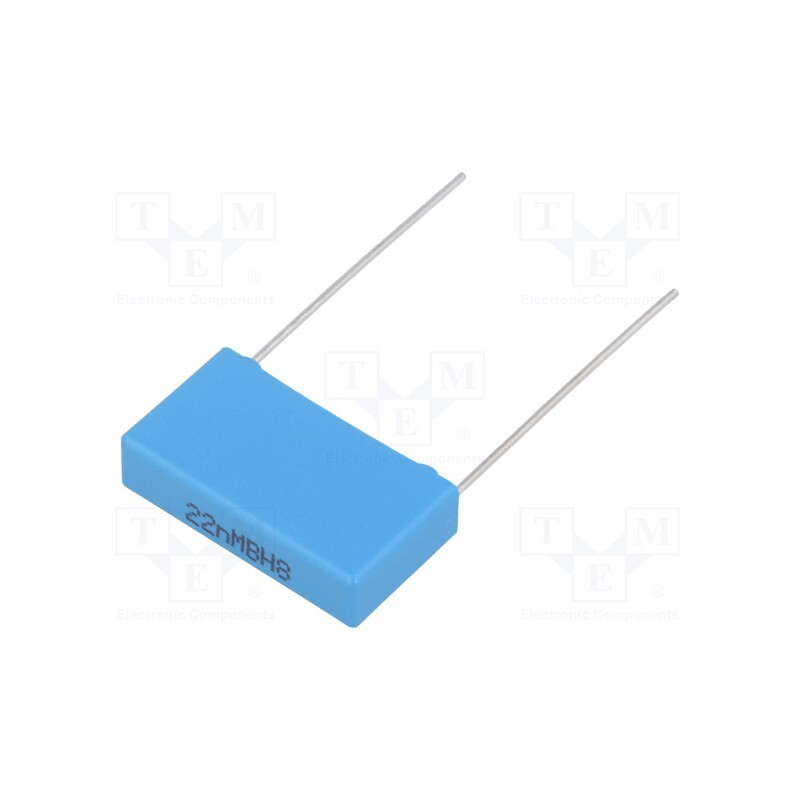 20 pcs : PHE845VD5220MR30L2 - Capacitor: polypropylene, 22nF, 26x6.5x14.5mm, THT, ±20%, 22.5mm