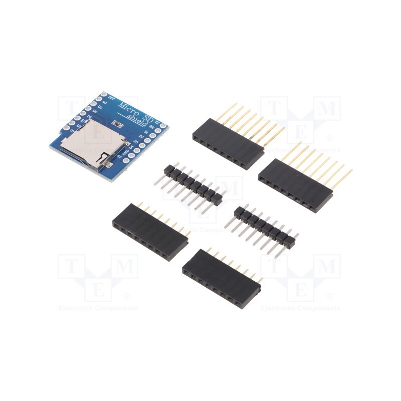 10 pcs : OKY3002-1 - Module: adapter, D1 mini, microSD