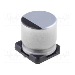50 pcs : UCD1H470MCL1GS - Capacitor: electrolytic, low ESR, SMD, 47uF, 50VDC, Ø6.3x7.7mm